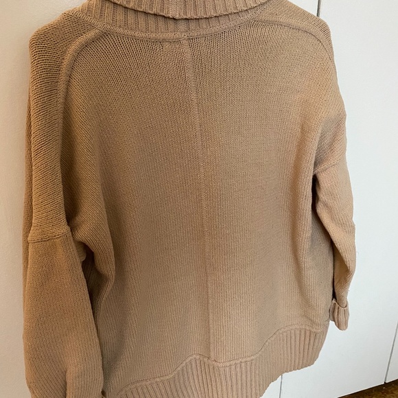 J.Crew Chunky Trim Open Cardigan (light camel) - Picture 4 of 4